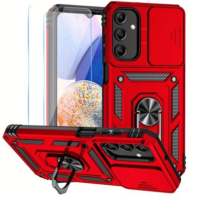 TEMU Sunstory For Galaxy A15 5g Case With Hd Screen Protector & Slide Camera Cover & Kickstand, A15 5g Case Phone Case For Galaxy A15 5g Image