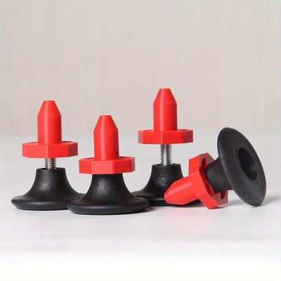 TEMU 4pcs Adjustable Canvas Support Stands In - Ideal For Acrylic & Epoxy Pouring Paint, Cabinet Door With Secure Screw & Rubber Feet Painting