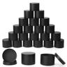 12pcs Premium Matte Black Candle Jars, 4/8oz Original Candle Jars With Lids, Bulk Candle Jars, Large Candle Jars, Small Candle Jars, Black Candle Jars For Candles