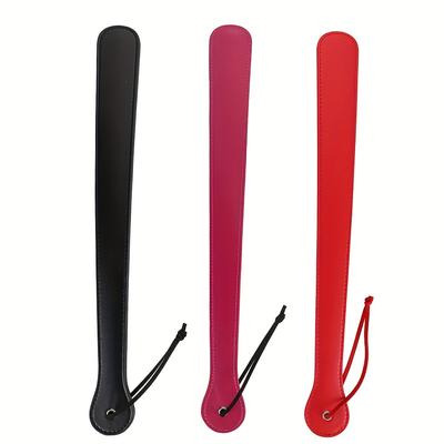 1pc Riding Horse Whip, Durable Leather Paddle 48cm...