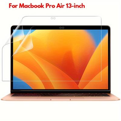 [2-pack] Matte Pet Screen Protector For Macbook Pro 13-inch (2016-2022) M2 M1, Macbook Air 13-inch (2018-2020),anti-glare (matte) Film, Anti-fingerprint - Matte