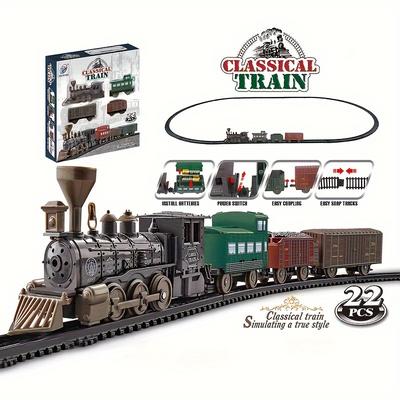 Vintage Train Track Games Children's Toys Diy Elec...