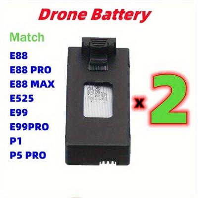 3.7v 1800mah Drone Battery For E88/e88pro/e88max/e525/e99/e99pro/p1/ P5pro/k3/s1/p8/s98/v10/p10/s2 Mini Uav Drone E88/e99 Battery Drone Spare Part