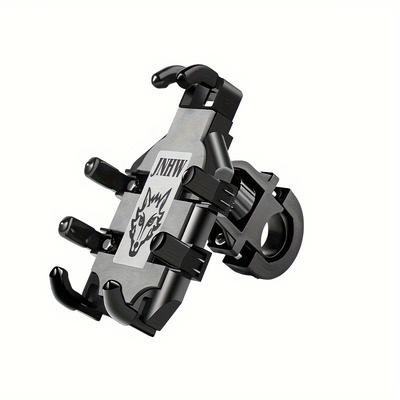 TEMU Motorcycle Mobile Phone Holder, Car Navigation Bracket, Electric Battery Vehicle, Motorcycle Riding Shockproof And Shock-absorbing Bracket