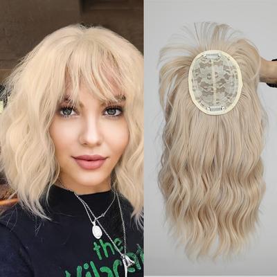 Loose Water Wave Hairpiece Clip In Fluffy Syntheti...