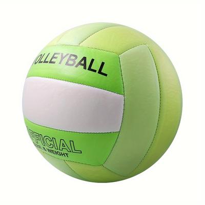 TEMU 1pc Thickened Size 5 Volleyballs, Soft Volleyball For Indoor/outdoor Training - Official Size With Enhanced Durability And Stability