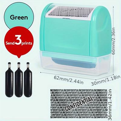 1pc Privacy Stamp, To Protect Identity And Confidentiality - Privacy And Address Protection Sterilizer To Protect Your Personal Files, Identity Protection Drum Stamp To Hide Confidential Information