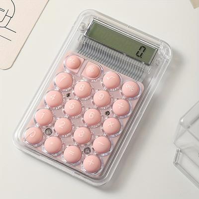 1pc Of Cute Mini Palm Calculator Pocket Portable T...