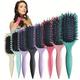 1pc Bounce Hair Brush, Anti-static Detangling Hair Comb, Paddle Scalp Massager