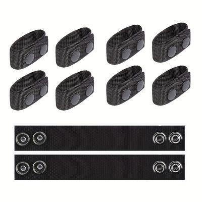 10pcs/pack, Durable Tactical Belt With Snap-type Fixed Buckle For Secure And Comfortable Fit