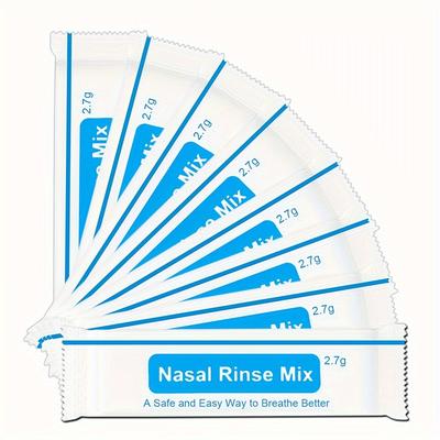 40pcs Pouch Nasal Rinse Mix Nasal Salt, Neti Pot Salt Saline Nasal Wash, Nose Wash Salt