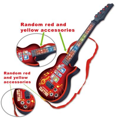 Children's Music Guitar Musical Instrument Toy With Infrared Induction Function Which Can Simulate Playing