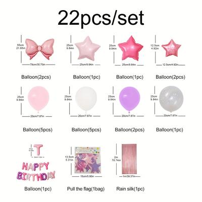 22pcs, Princess Theme Birthday Party Decorations, ...