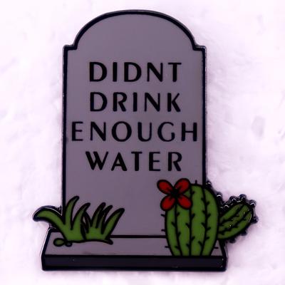 Funny Brooch Not Drinking Enough Water Plants Tomb...
