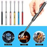 1pc Extended Gas Stove Usb Charging Igniter, Electronic Charging Lighter, Arc Ignition Stick, Multi-functional Lighter