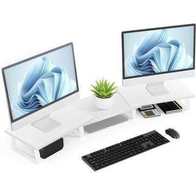 Large Dual Monitor Stand - Computer Monitor Stand,...