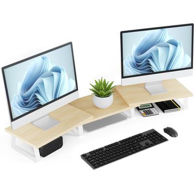 Large Dual Monitor Stand - Computer Monitor Stand,...