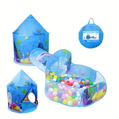 Ball Pit, Toy Tent 1-3, Tunnel 1-3 Gifts For 1 Yea...