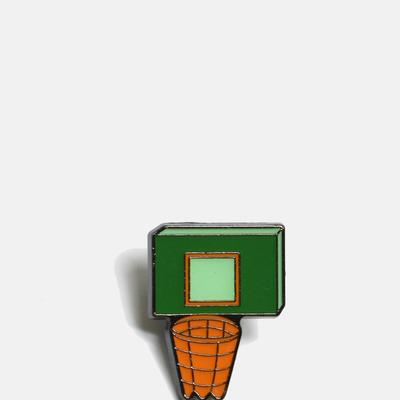 Curated Basics Basketball Hoop Pin