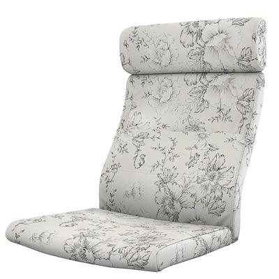 POÄNG Chair Cushion Cover 100% Cotton Floral Quilted Smooth Slipcovers IKEA Series