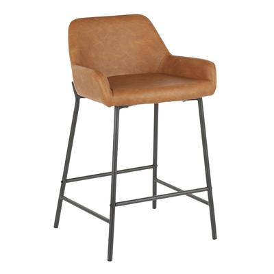 Fuji Counter Stool - Set Of 2 by Lumisource in Black Camel