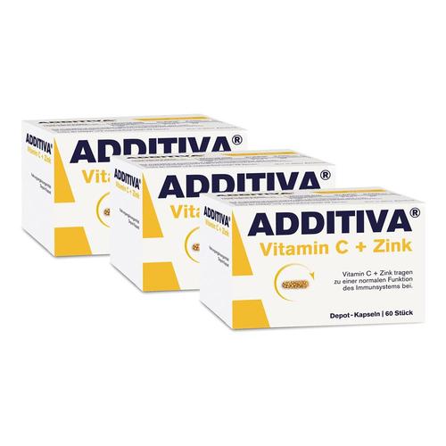 Additiva VIT C Depot 300Mg 3er-Pack 3x60 St Kapseln