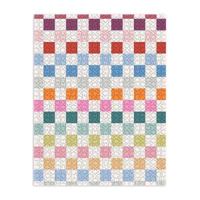 Daily Regina Designs Checkered Retro Colorful Puzzle