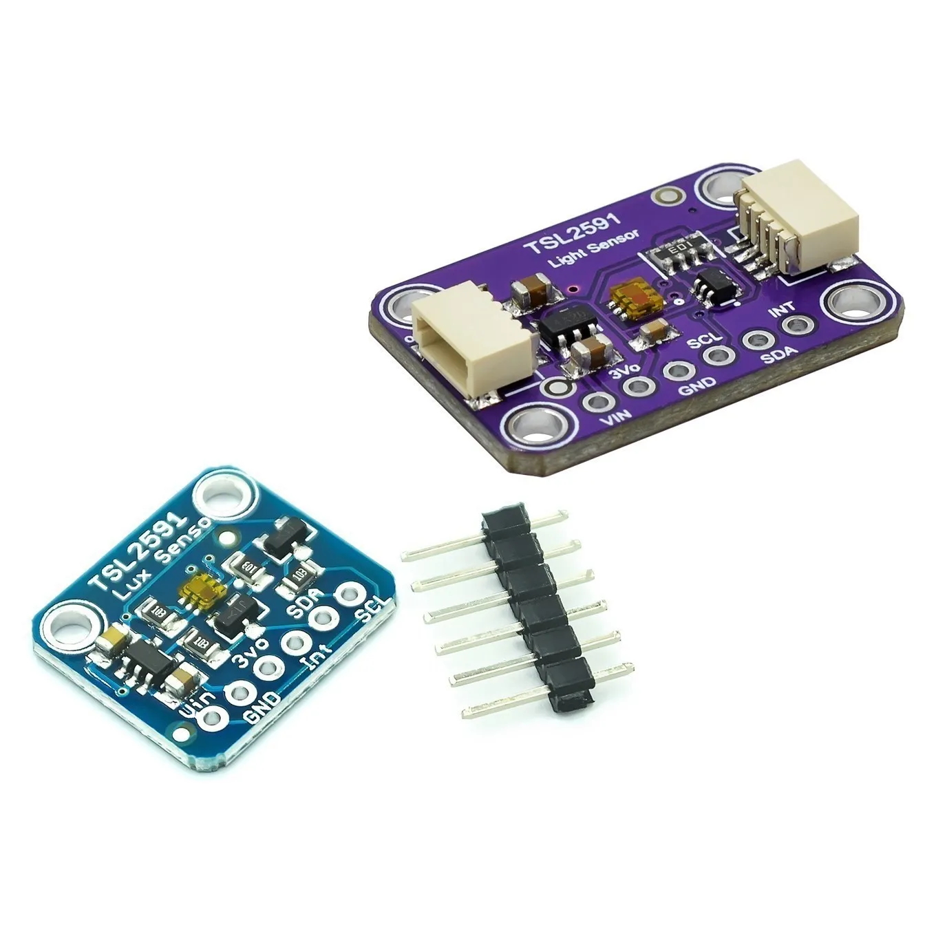 TSL2591 Digitales Lichtsensor-Breakout-Modul, hohe dynamische Reichweite, Lux-IR-Infrarot-Vollspektrumdioden, Erkennen von 3,3 V-5 V für Arduino Image