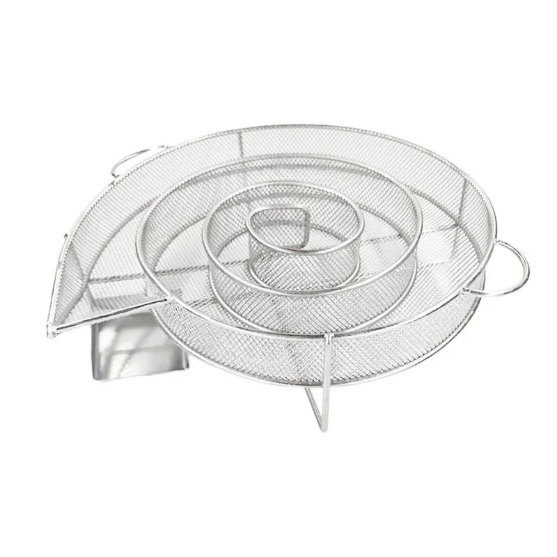 Kalten Rauch Generator Für BBQ Grill Oder Raucher Holz Staub Heißer Und Kalten Rauchen Lachs Fleisch Brennen Kochen Edelstahl Bbq werkzeuge Image