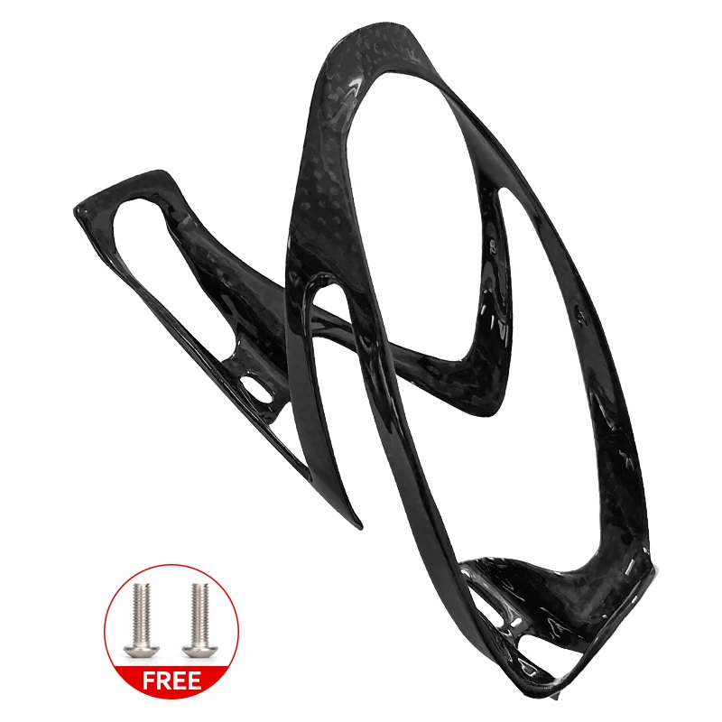 Fahrrad Wasser flaschen halter schwarz tragbare ultraleichte Race Lite Voll carbon Wasser flasche Käfig halter Zubehör Image