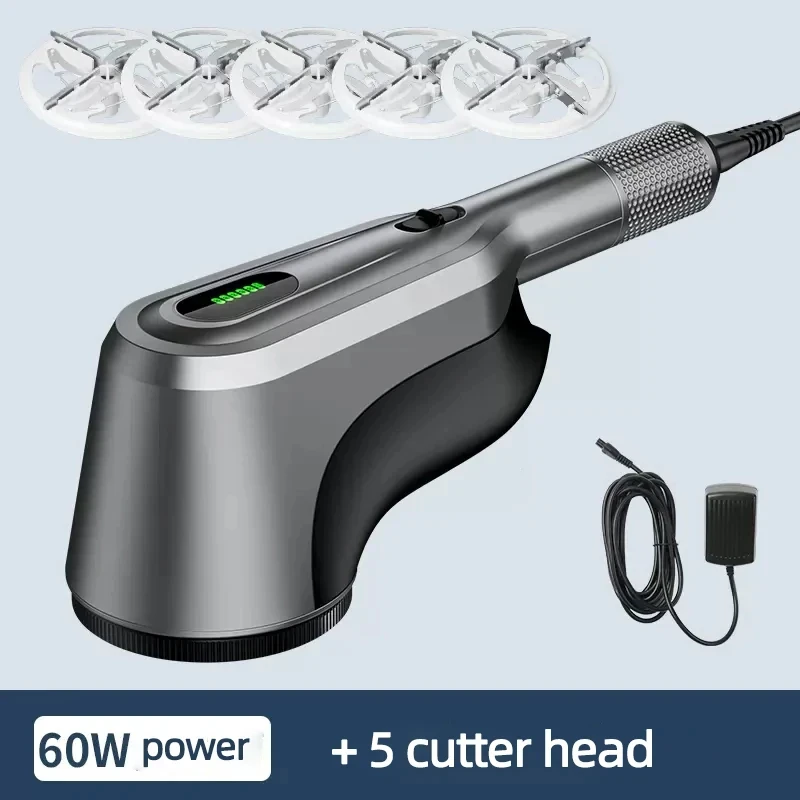60W Professionelle Hairball Trimmer Kommerziellen Lint Remover Spool Maschine Kleidung Elektrische Lint Remover Trockenen Reiniger Rasieren Bälle Image
