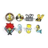 Die Simpsons Emaille Pin Disney Cartoon Figur niedlichen Bart Simpson Homer J Simpson Metall