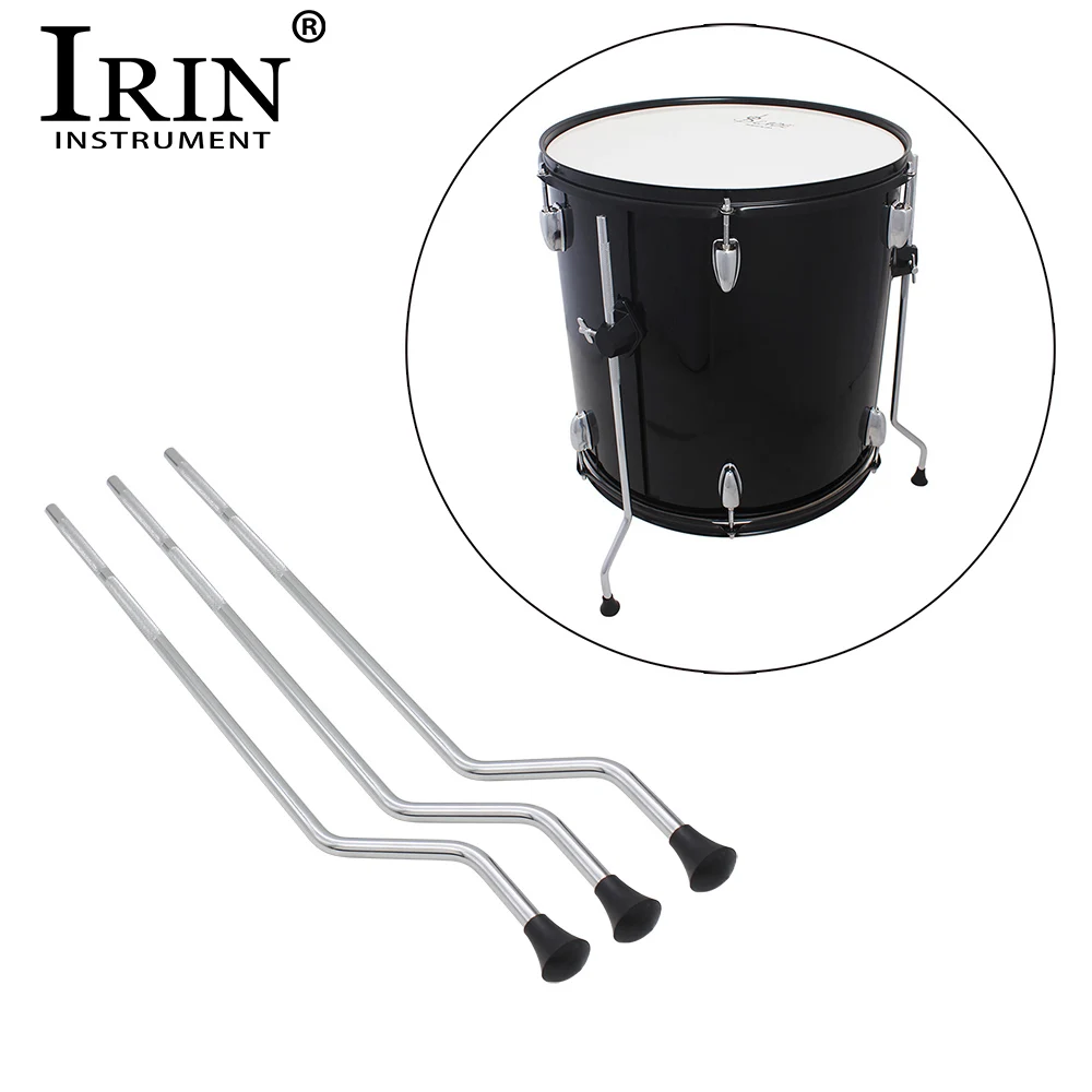 IRIN 3 Teile/satz Boden Tom Beine Stativ Trommel Fuß Bass Drum Kit Bein Percussion Instrument Zubehör Teile Hohe Qualität Hardware Image