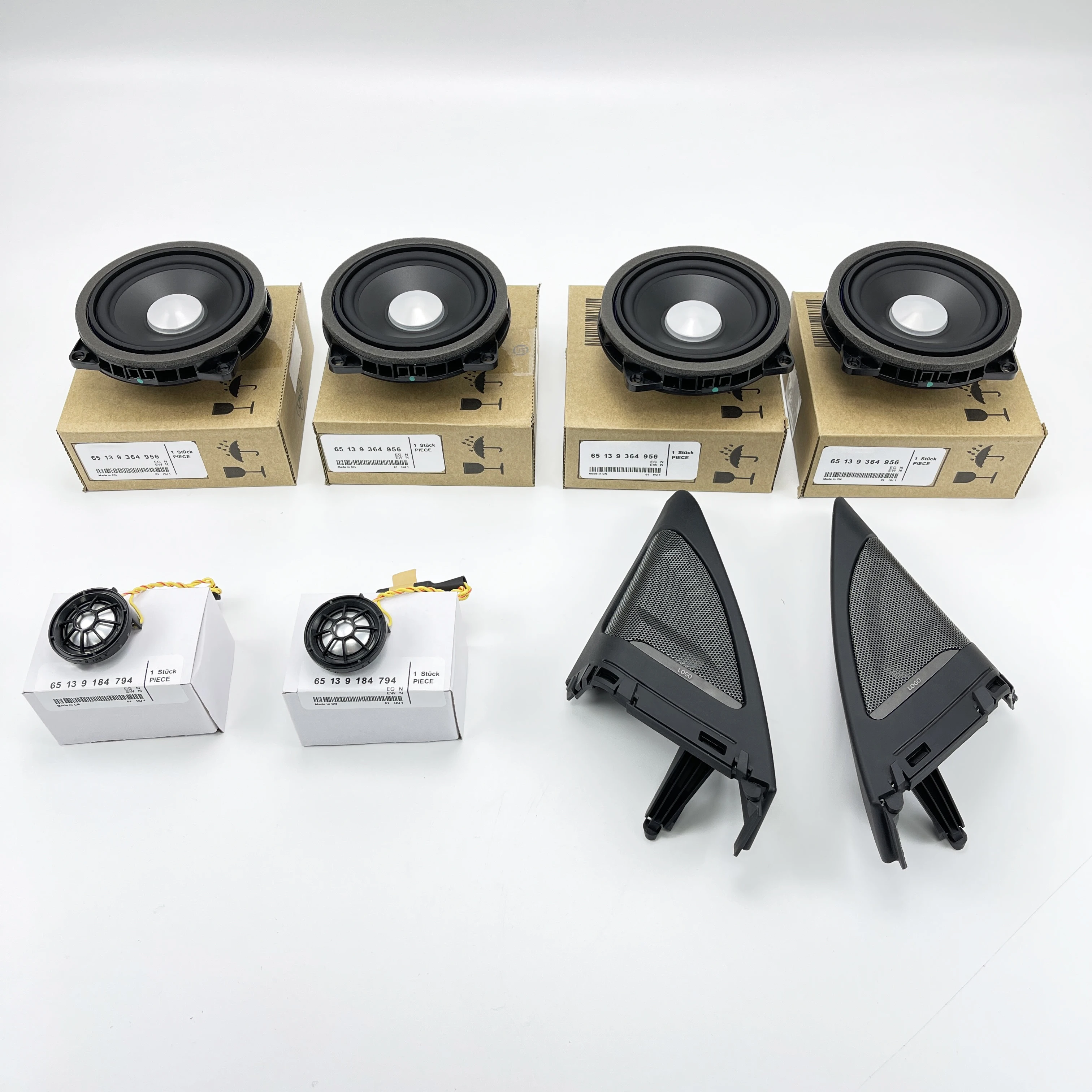 Für BMW F34 GT 3er Auto Hochtöner Mittel töner Subwoofer Original Horn Lautsprecher Audio Cover Leistungs verstärker Bass Kit Image