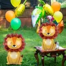 Löwen ballons 2 Stück Folie Helium ballons Cartoon Wald ballons für Dschungel Safari Thema