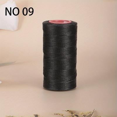 TEMU 260m 150d 0.8mm Thickness Waxed Thread For Leather Waxed Cord For Diy Handicraft Tool Hand Stitching Thread Flat Waxed Sewing Line Image