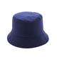 1pc Unisex Bucket Hat, Uv Protection Solid Color Wide Brim Bucket Hat For Summer Spring Fall Beach Travel