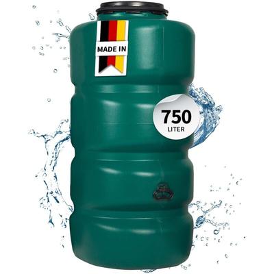 Gartentank 750 Liter dunkelgrün inkl. Klarsichtschlauch - 326010 - Garantia