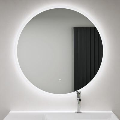 Doporro - LED-Badspiegel runder Wandspiegel φ80 cm Dimmbar Beschlagfrei 5mm Float-Glas mit