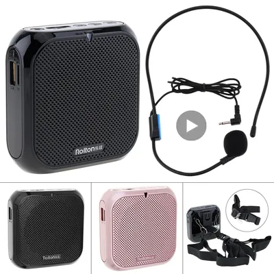 Headworn Microphone Loudspeaker Voice Amplifier Recorder Mic Speaker Audio Mini Wired Mikrofon Mike