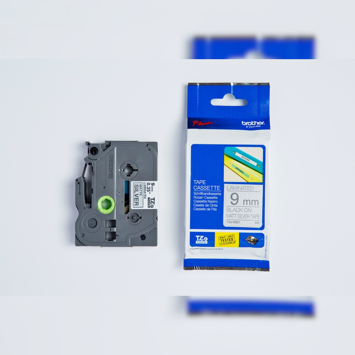 Brother TZE-M921 P-Touch schwarz, silber Image