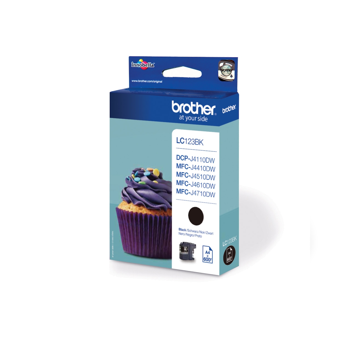 Brother LC-123BK / LC-123BKBP / LC-123BKBPDR Tinte schwarz Image