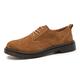 jonam Men's Shoes Casual Suede Leather Men Shoes Spring Breathable Oxfords Male Footwear Business Men Oxford Shoes Formal Dress Brand Shoe (Color : Brown, Size : 6.5 UK)