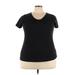 Just My Women's Size Short Sleeve T-Shirt: Black Tops - Women's Size 3X Plus