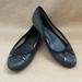 Coach Shoes | Coach Florabell Black Silver Studded Leather Ballet Flats Size 7 | Color: Black | Size: 7