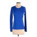 Under Armour Active T-Shirt: Blue Activewear - Women's Size X-Small