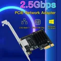 Scheda di rete wireless 2500Mbps Adattatore PCI-E a RJ45 Scheda Lan controller PCI LAN cablata Ethernet da 2,5 Gbps per PC Win7/8/10/11