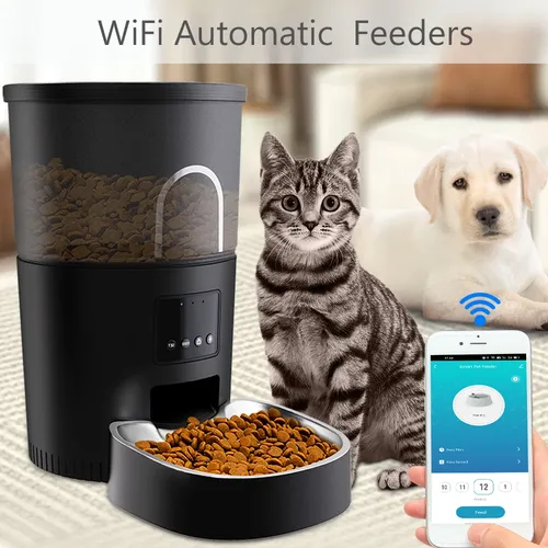 Automatische Katzenfutter automaten mit App Wifi Tuya Smart automatische Tier fütterung mit Timer