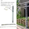 1:87 HO ratio lega electrified railway catenary Stringing post + wire + screw Train model
