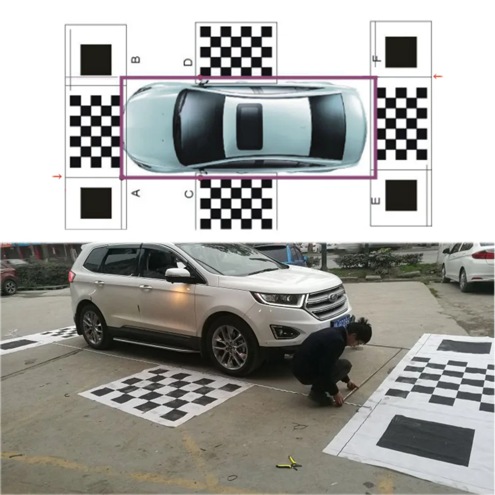 Auto 360 Panorama Navigation Kalibrierung stuch Automatisches Spleißen Debugging Tuch Debugging Tuch Automatisches Korrektur tuch Image